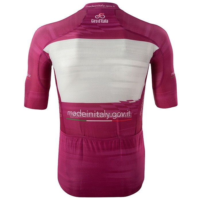 2023 Ropa Ciclismo Giro d'Italia Violeta Blanco Mangas Cortas y Culotte Corto